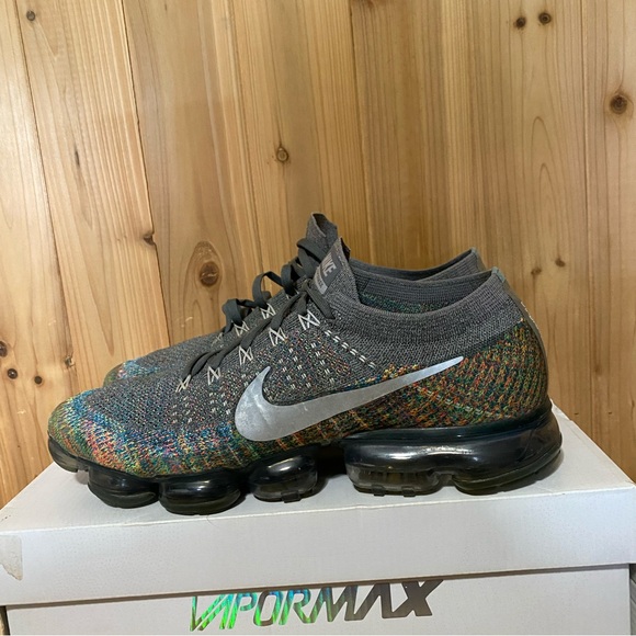 2017 Nike Air Vapormax Flyknit Grey Multi Color - Picture 5 of 12